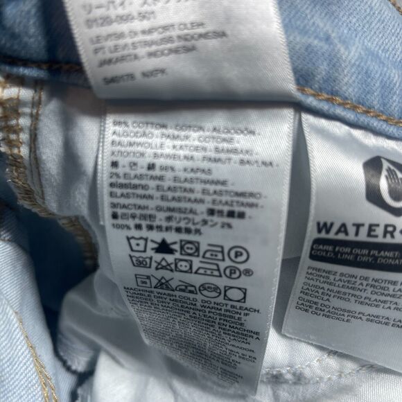 Levi's‎ 721 High Rise Jeans Women Size 27 Wated Tapered Light Wash Inseam 28 - Picture 8 of 12